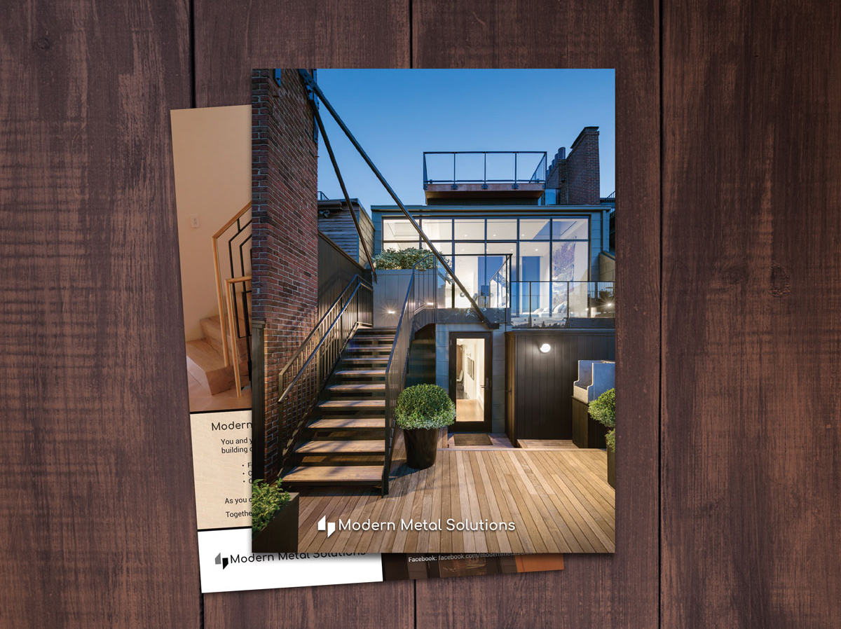Modern Metal Solutions services brochure front cover